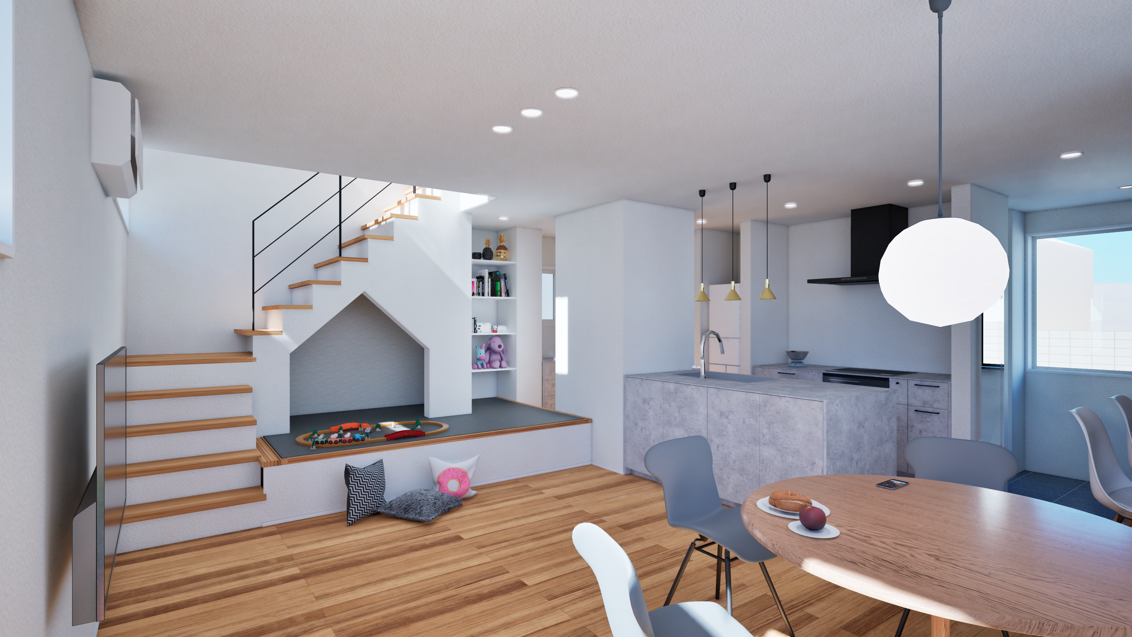 小上がりのある家