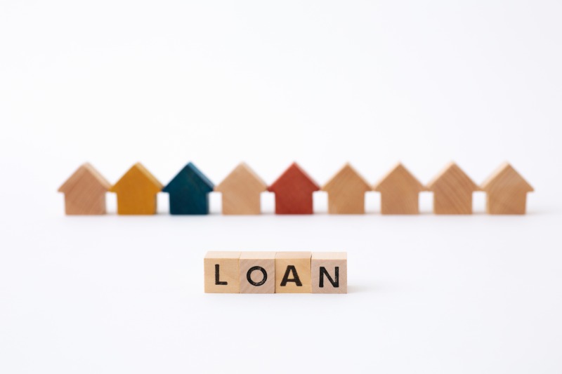 住宅地の中にある空き地のイメージ模型