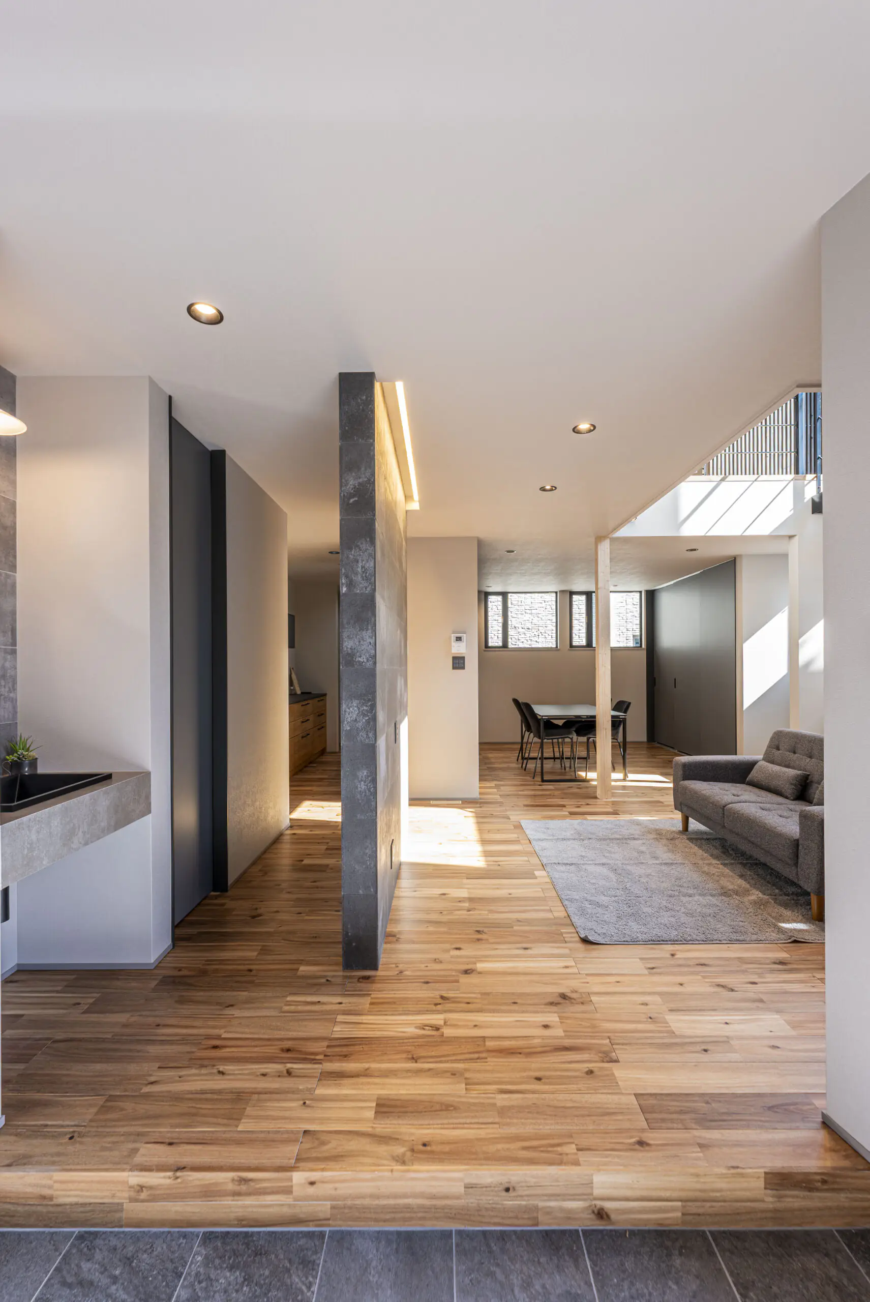 明るくて開放的な空間